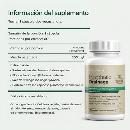 Linfo-Glow™ | Drenaje Linfático - Elimina Exceso de Fluidos y Toxinas  🌿