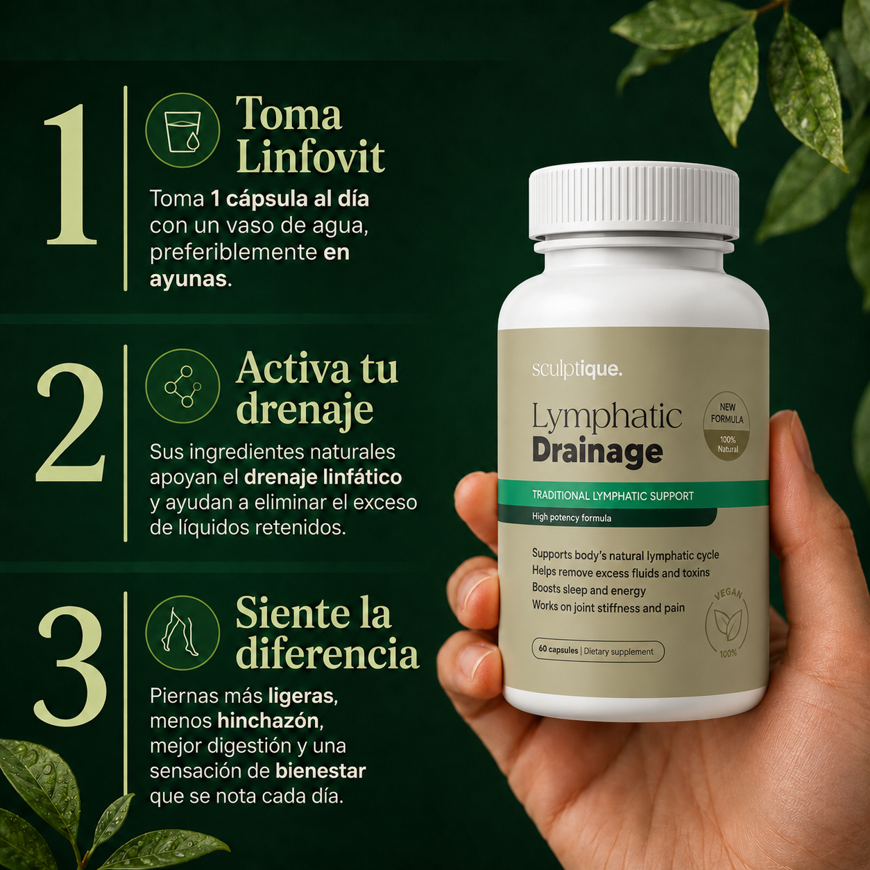LINFOVIT | Drenaje Linfático | ¿Hinchazón, pesadez y líquidos retenidos?